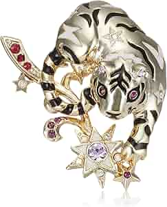 Amazon | ANNA SUI [アナスイ] 虎+流星モチーフブローチ SAMV0415 XX